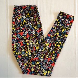 *NEW*without tags Lularoe floral one size leggings